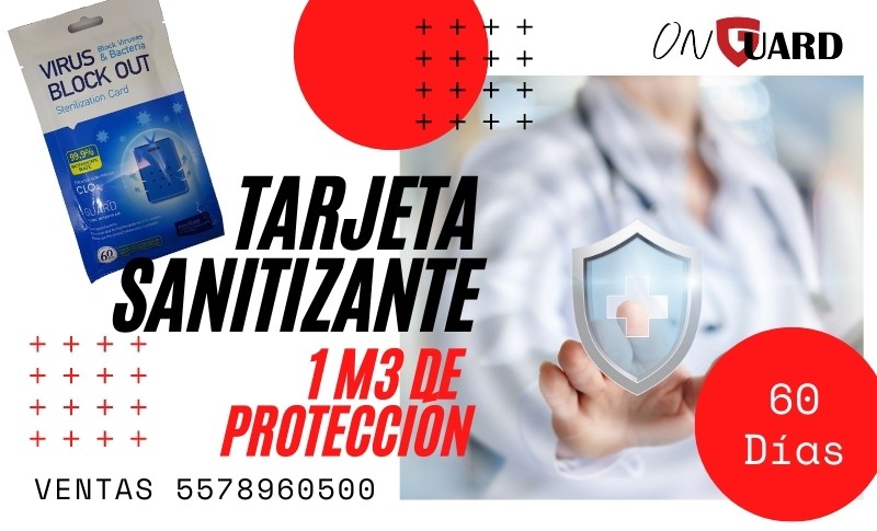 Tarjeta Sanitizante